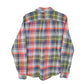 Mens Grey Gap Flannel Overshirt Shacket Long Sleeve Shirt