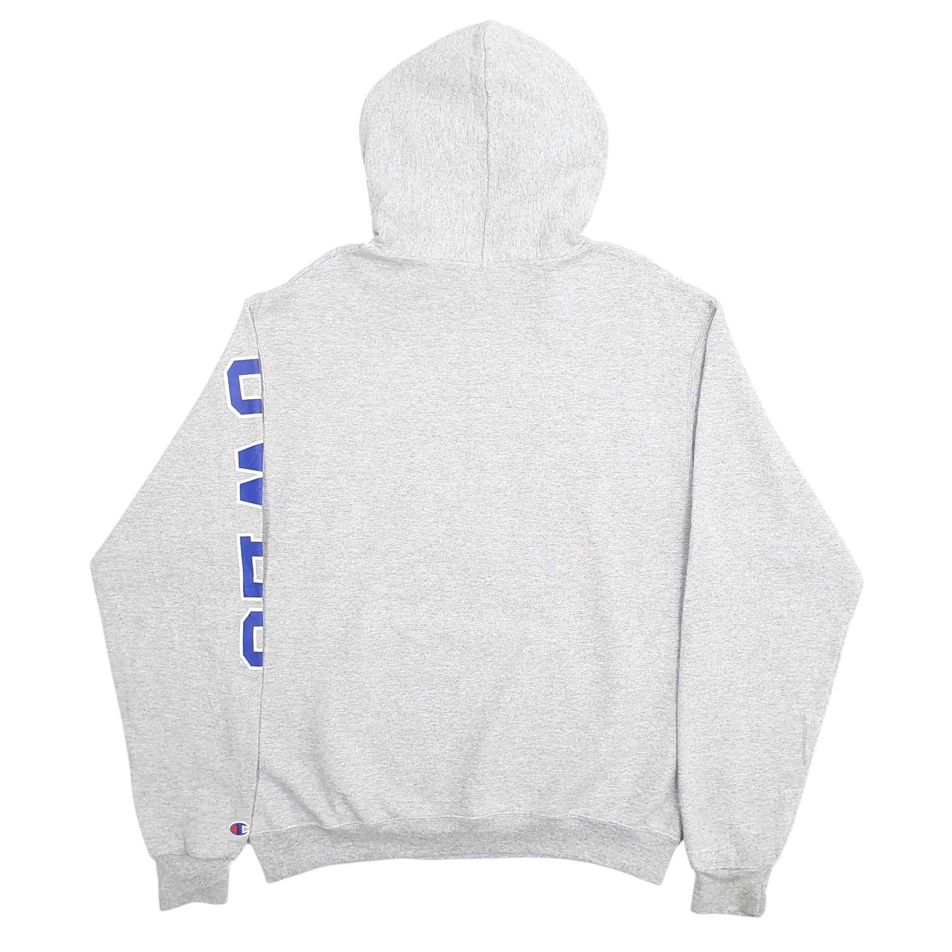 Mens Grey Champion Westfield State Spellout Hoodie Jumper