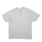 Mens Grey Carhartt Pocket Short Sleeve T Shirt