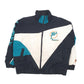 Mens Black Pro Player NFL Miami Dolphins Vintage 90s  Coat