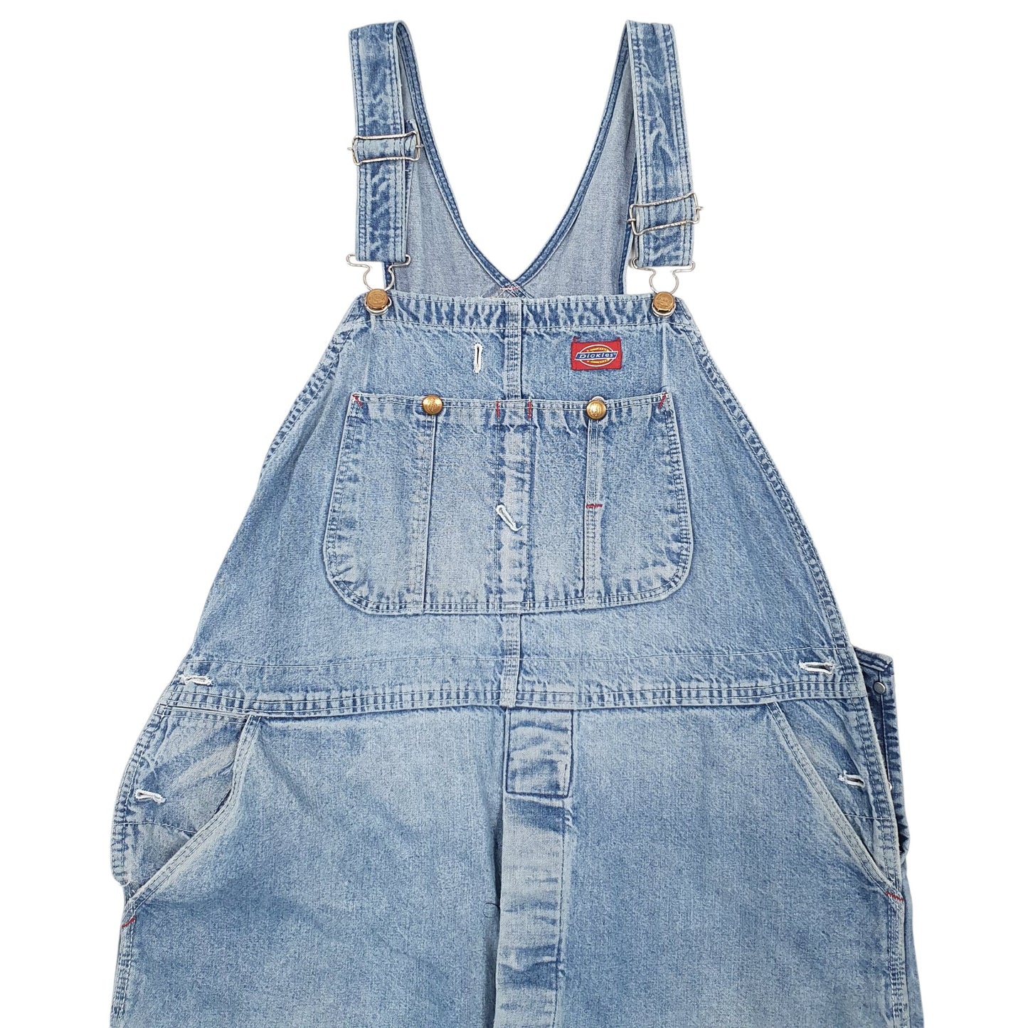 Mens Blue Dickies Denim Overalls Bib Dungaree Trousers