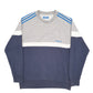 Mens Navy Adidas  Crewneck Jumper