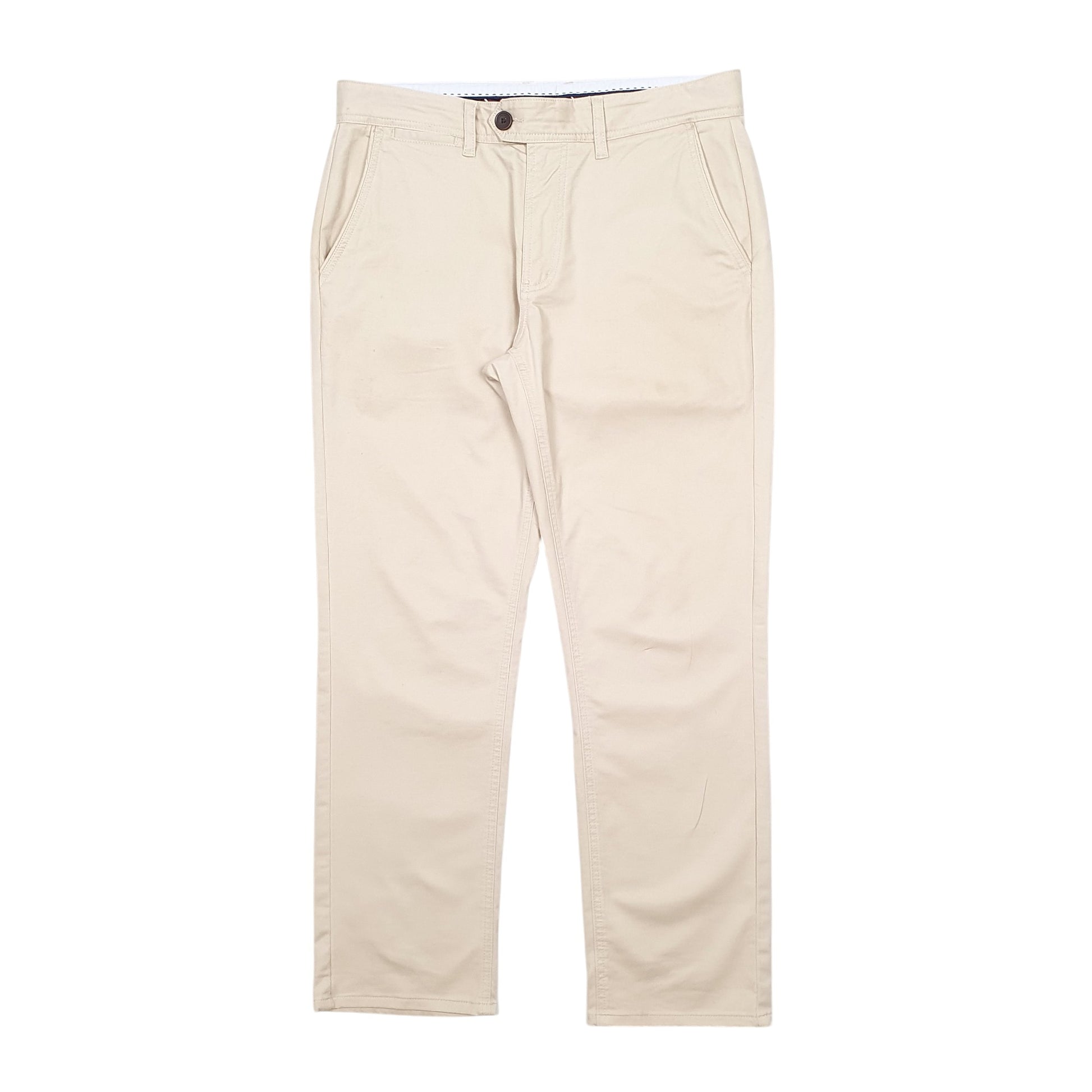 Mens Beige Crew Clothing Company  Chino Trousers
