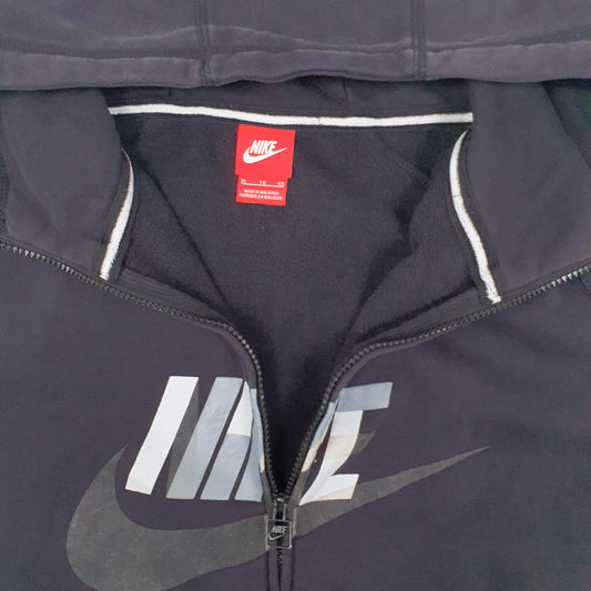 Mens Black Nike  Full Zip Jumper