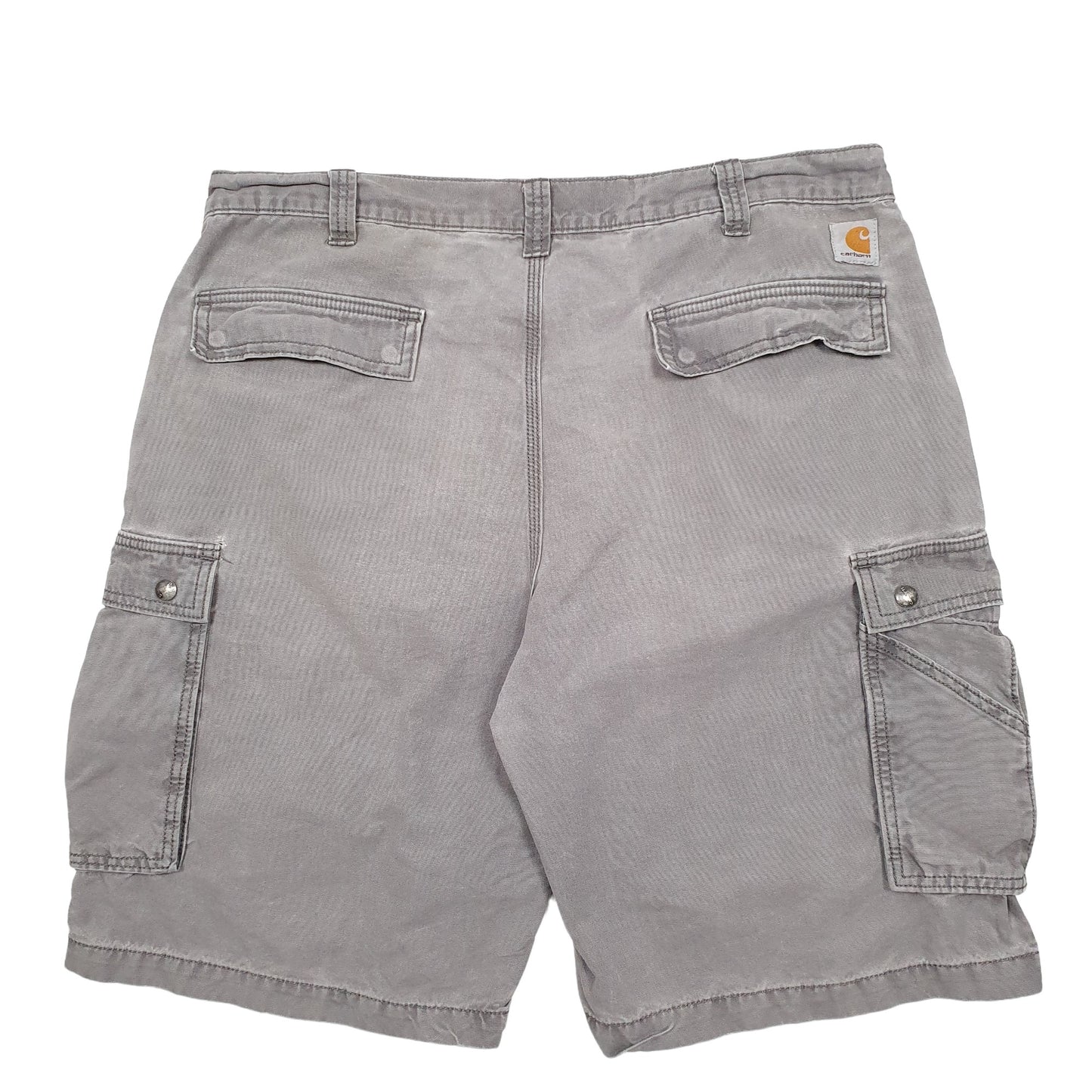 Mens Grey Carhartt Workwear Cargo Shorts
