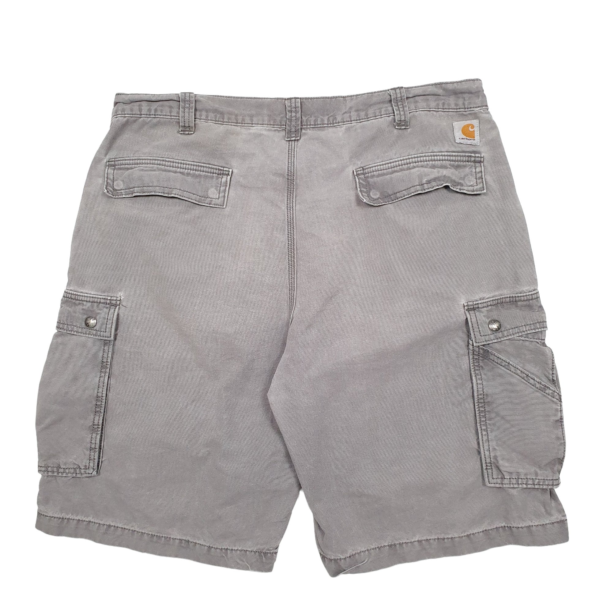 Mens Grey Carhartt Workwear Cargo Shorts