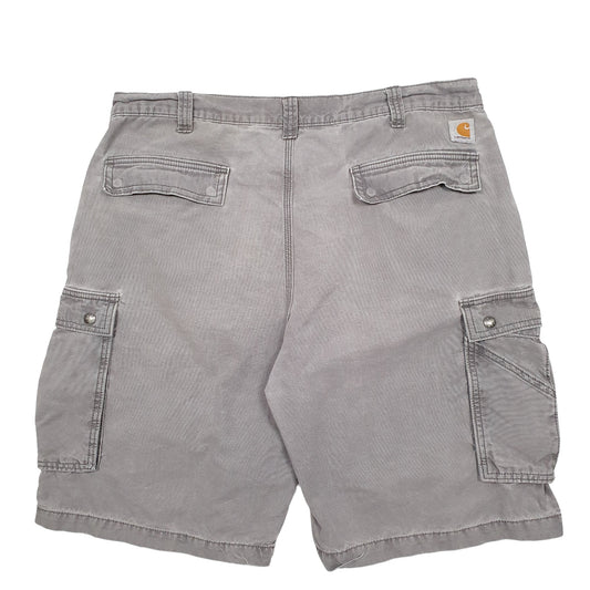 Mens Grey Carhartt Workwear Cargo Shorts