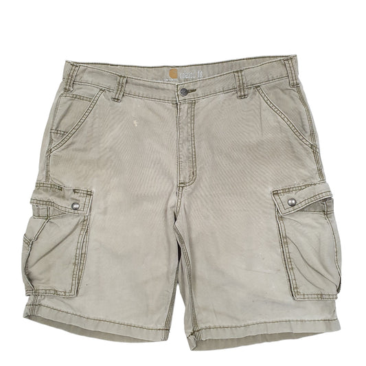 Mens Green Carhartt Workwear Cargo Shorts