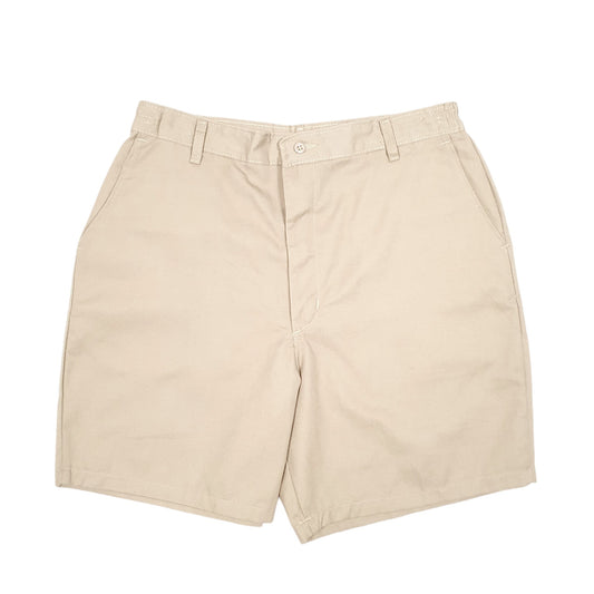 Womens Beige Red Kap Workwear USA Chino Shorts