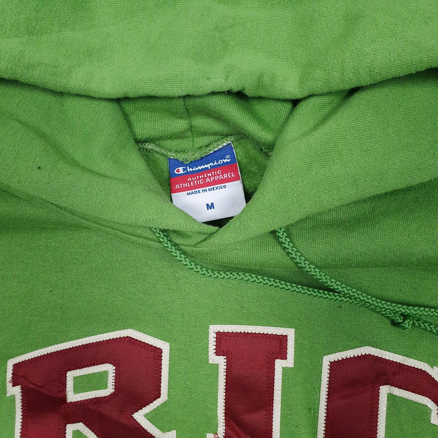 Mens Green Champion RIC Hoodie Jumper