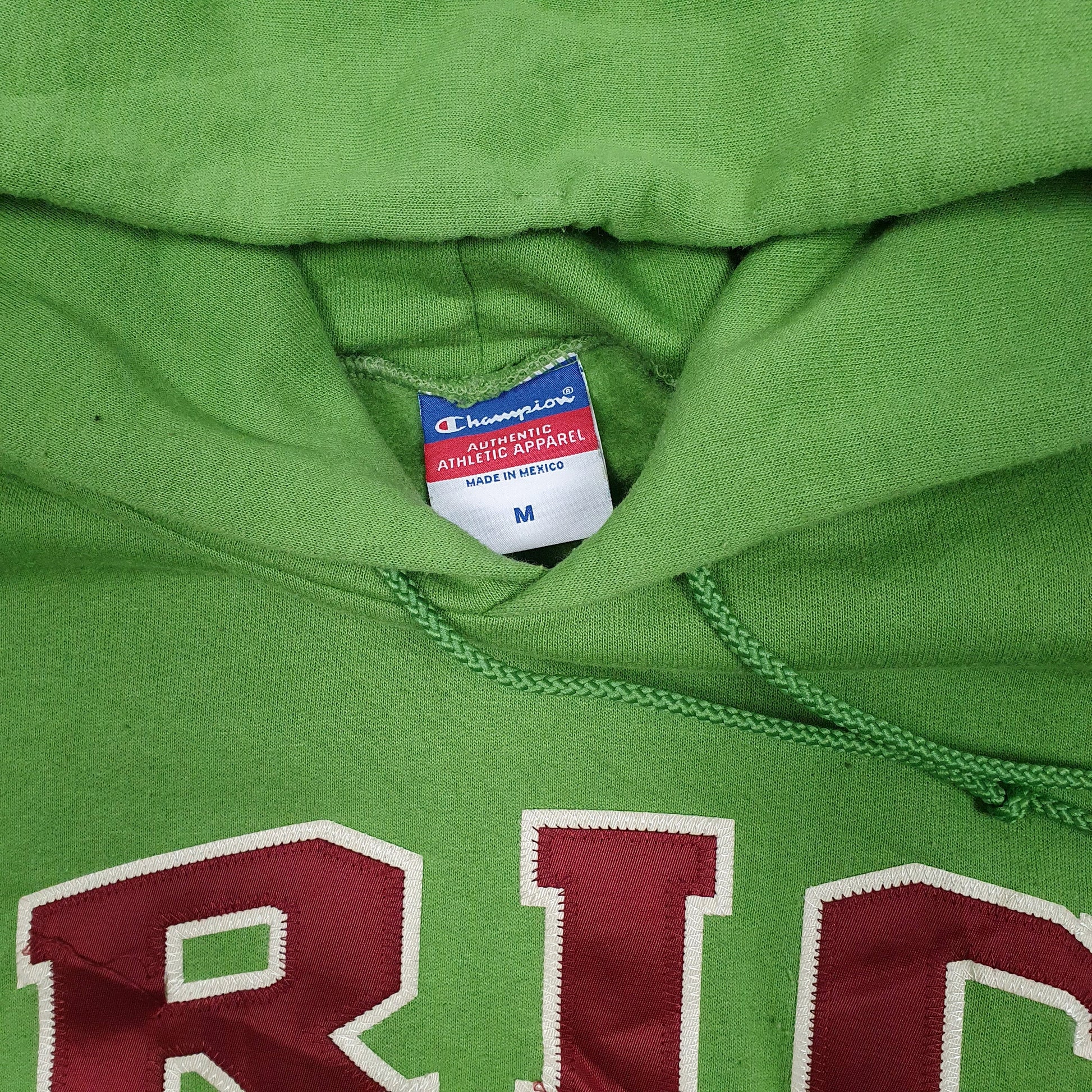 Mens Green Champion RIC Hoodie Jumper