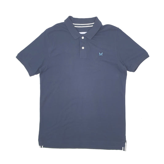 Mens Navy Crew Clothing Co  Short Sleeve Polo Shirt