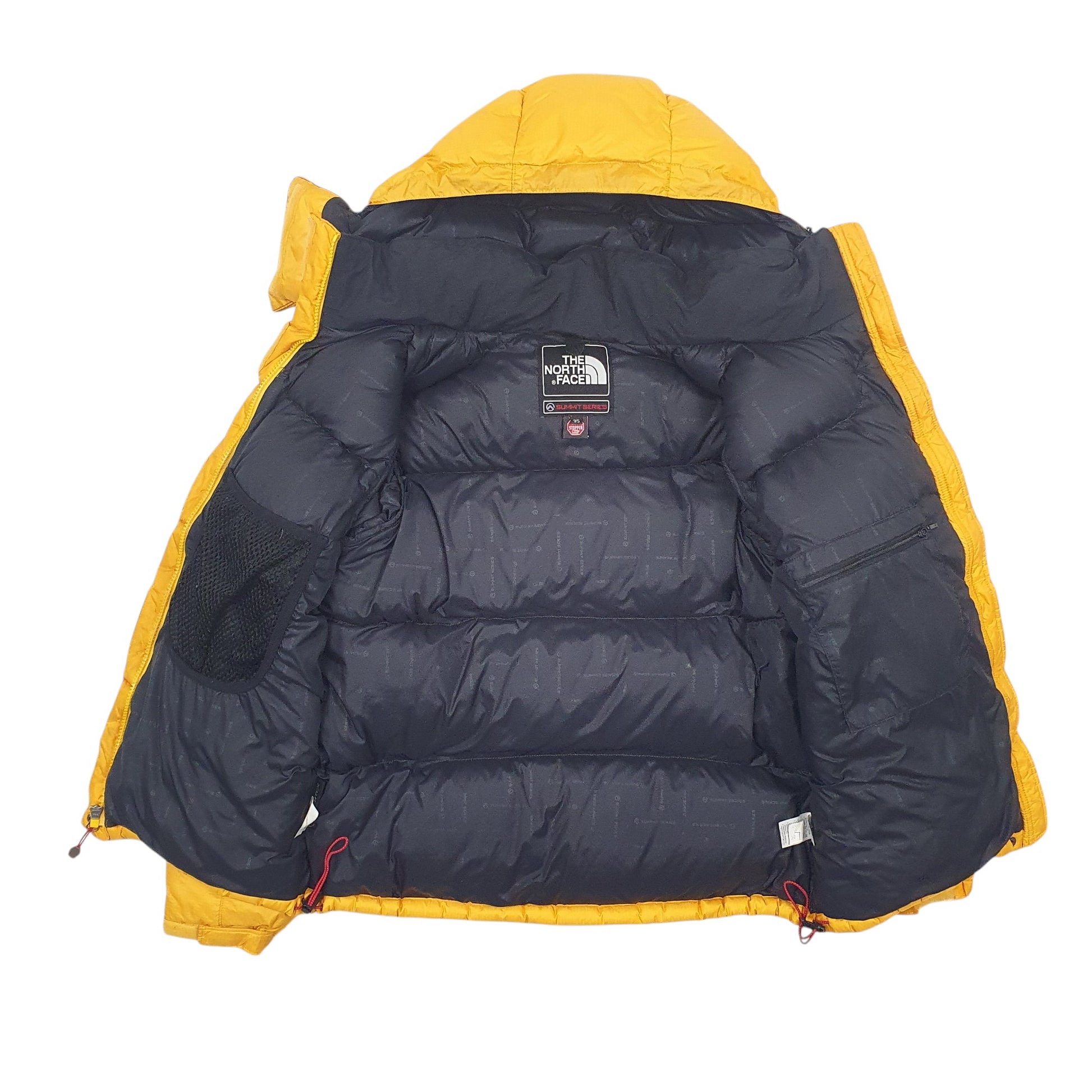 Womens Yellow The North Face Baltoro 700 Summit Series  Coat