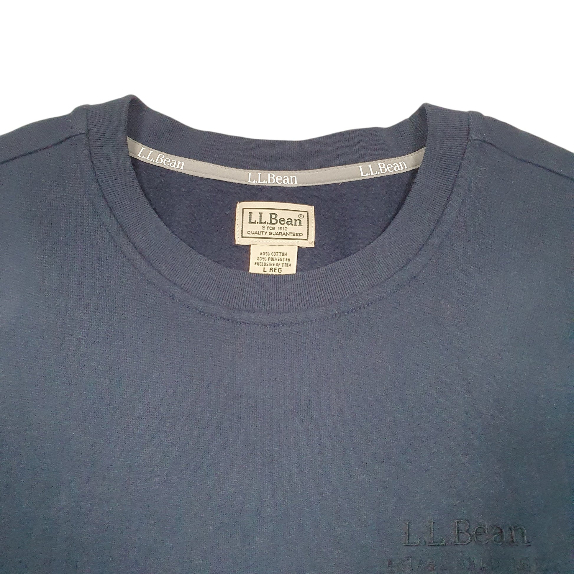 Mens Navy L.L.Bean  Crewneck Jumper