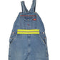 Mens Blue Dickies Denim Overalls Hi Vis 3M Dungaree Trousers
