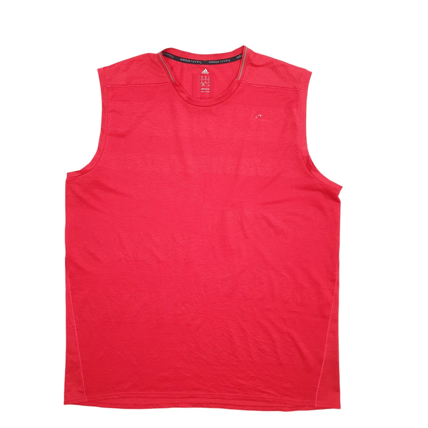 Mens Red Adidas  Short Sleeve T Shirt