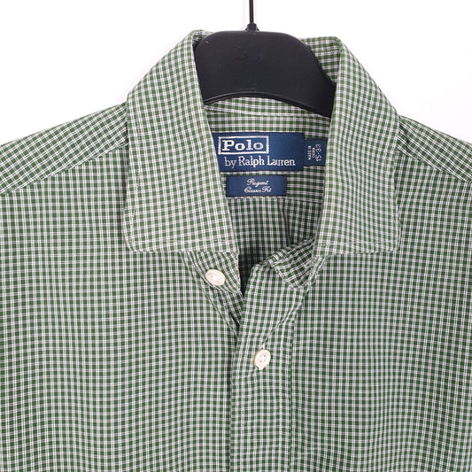 Mens Green Ralph Lauren Oxford Long Sleeve Shirt