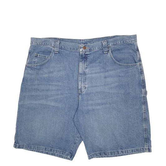 Mens Blue Wrangler Denim Jeans Jorts Carpenter Shorts