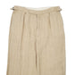 Mens Beige Polo Ralph Lauren Pleated Vintage 90s Chino Trousers