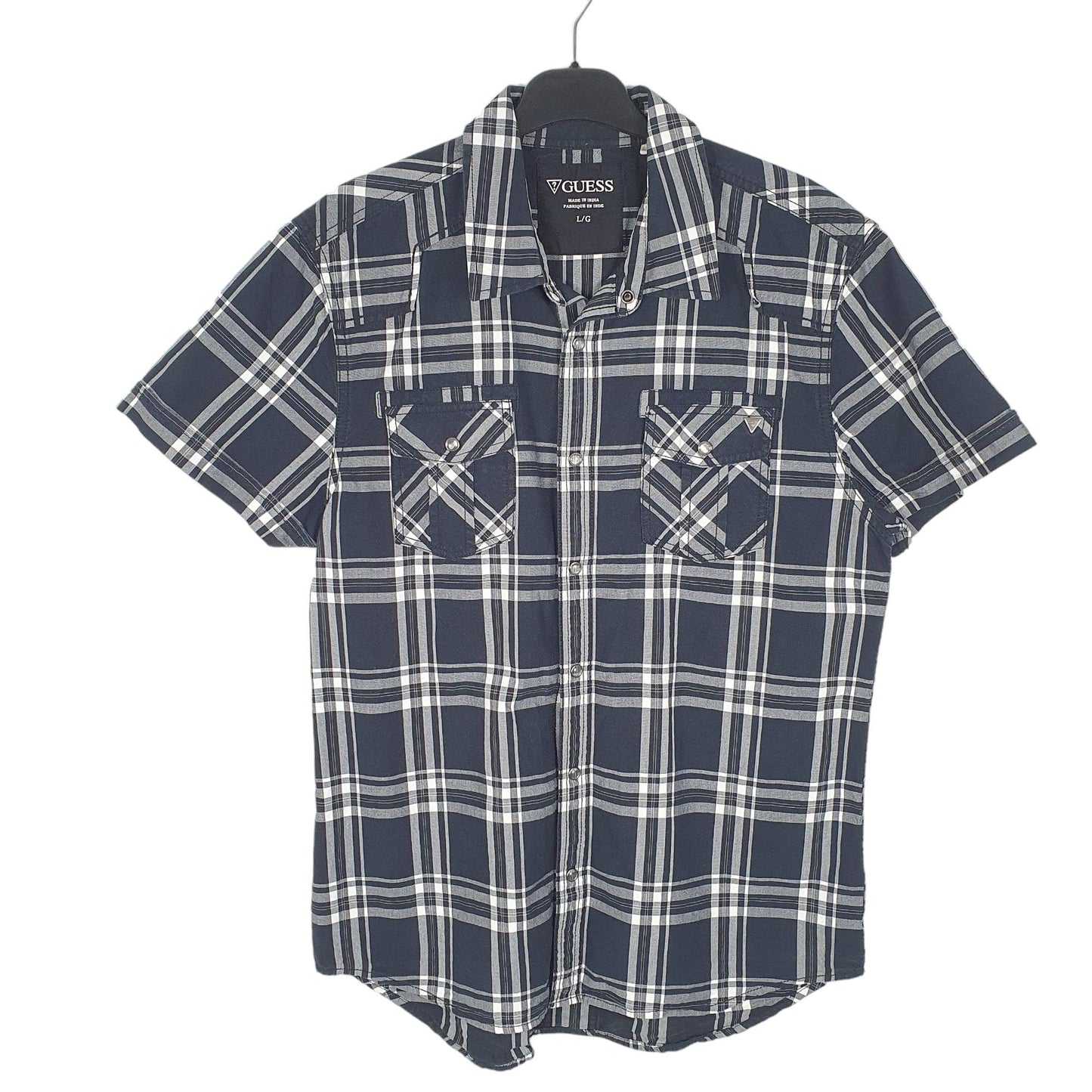 Mens Black Guess ? Short Sleeve Shirt