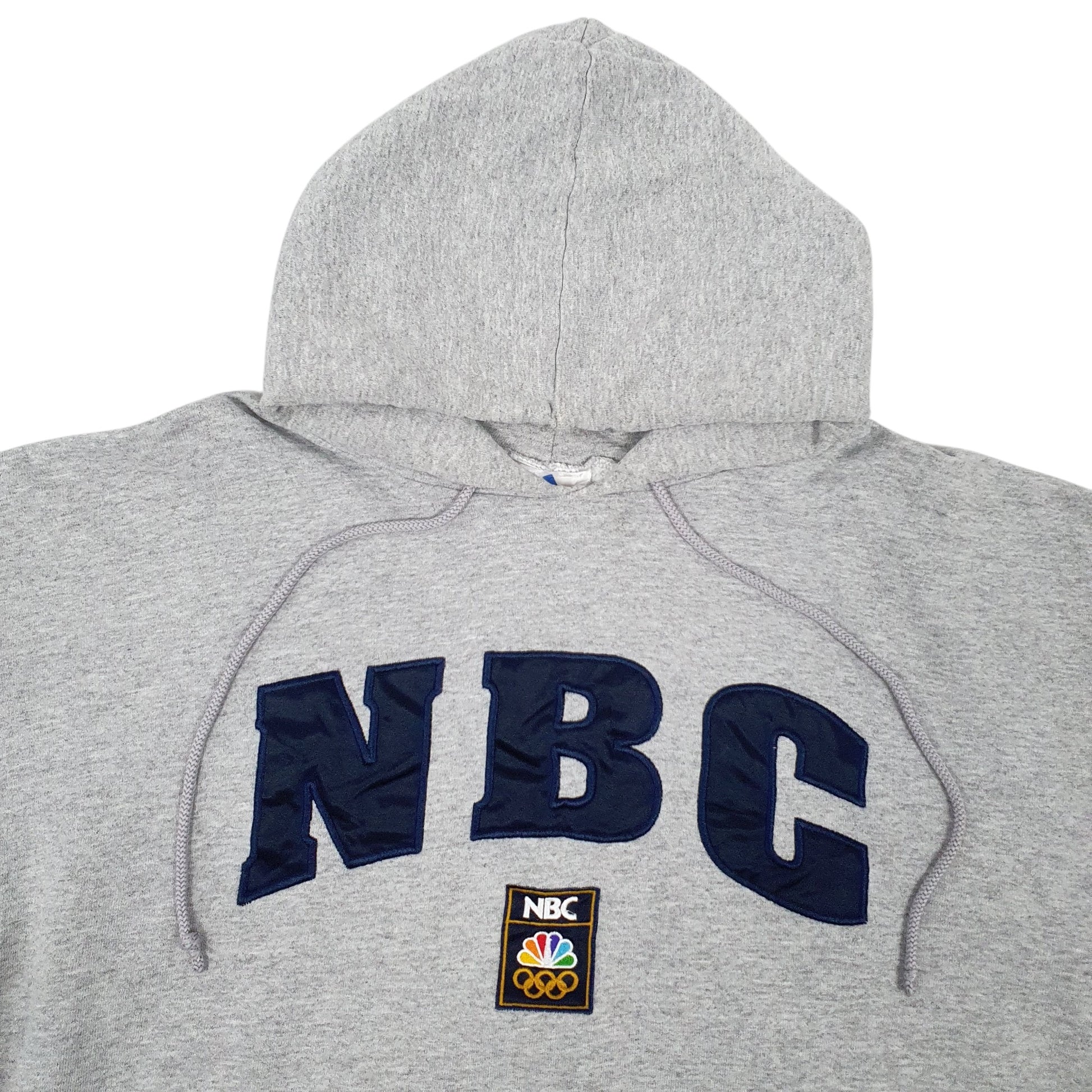 Mens Grey Adidas NBC Hoodie Jumper
