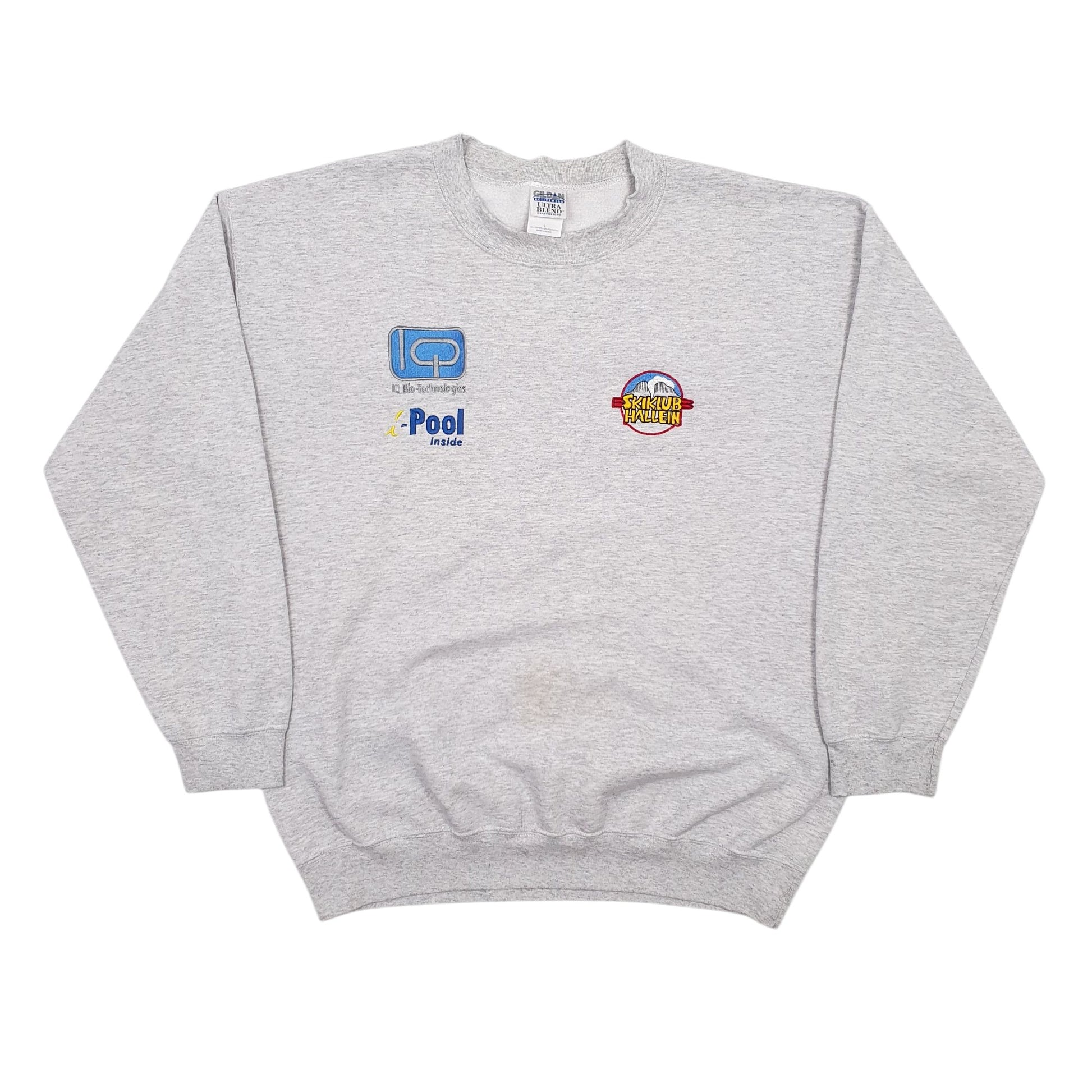 Mens Grey Gildan Vintage Crewneck Jumper