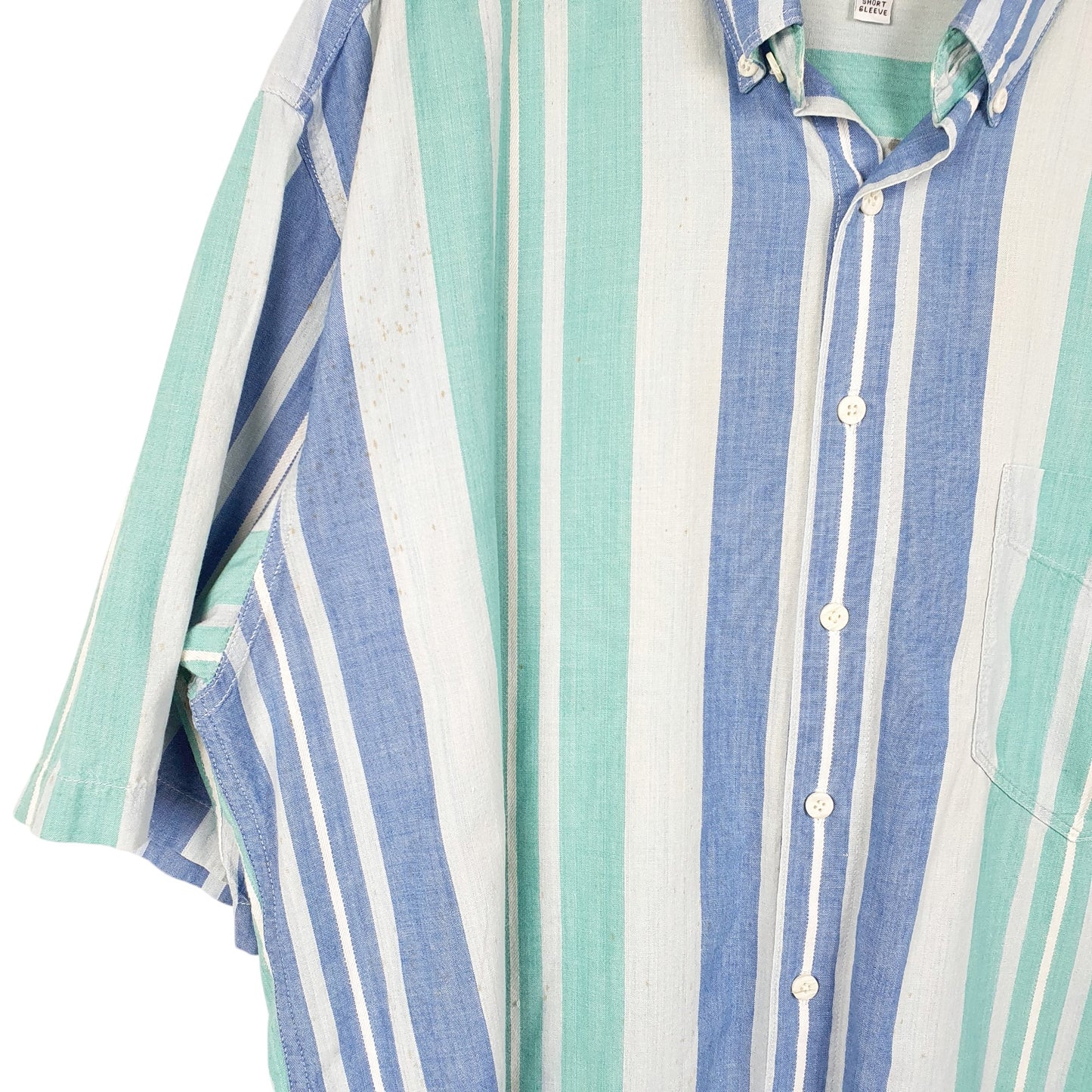 Mens Blue Dockers  Short Sleeve Shirt