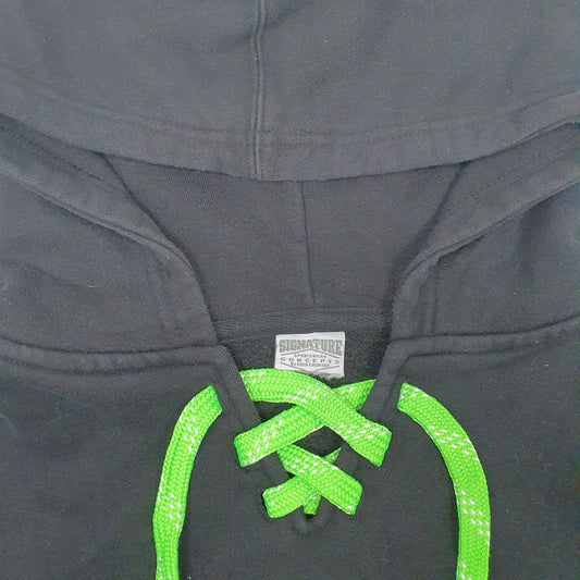 Mens Black Signature Barnacles Resort Hoodie Jumper