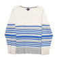 Womens Cream Tommy Hilfiger Stripes Crewneck Jumper