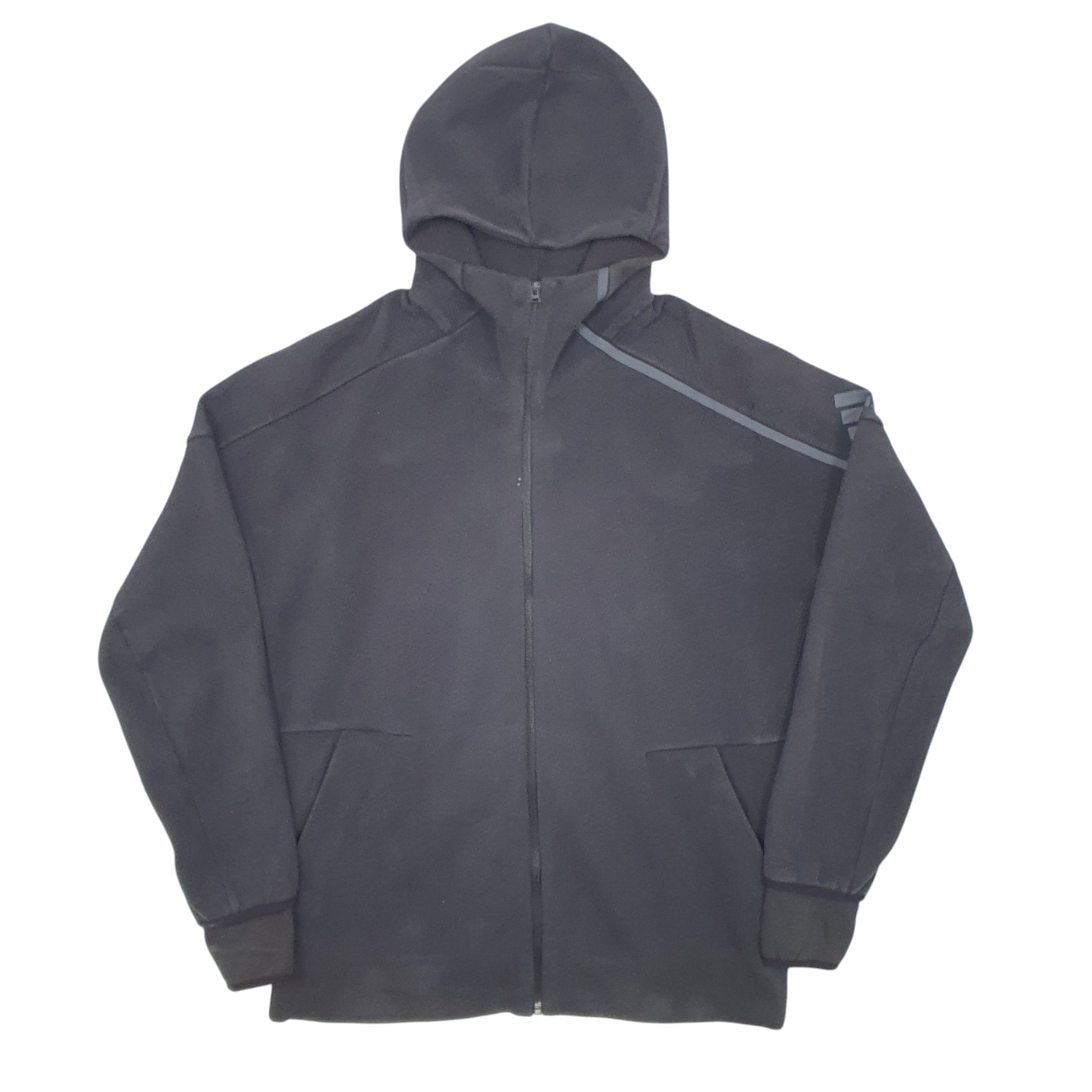 Mens Grey Adidas  Full Zip Jumper