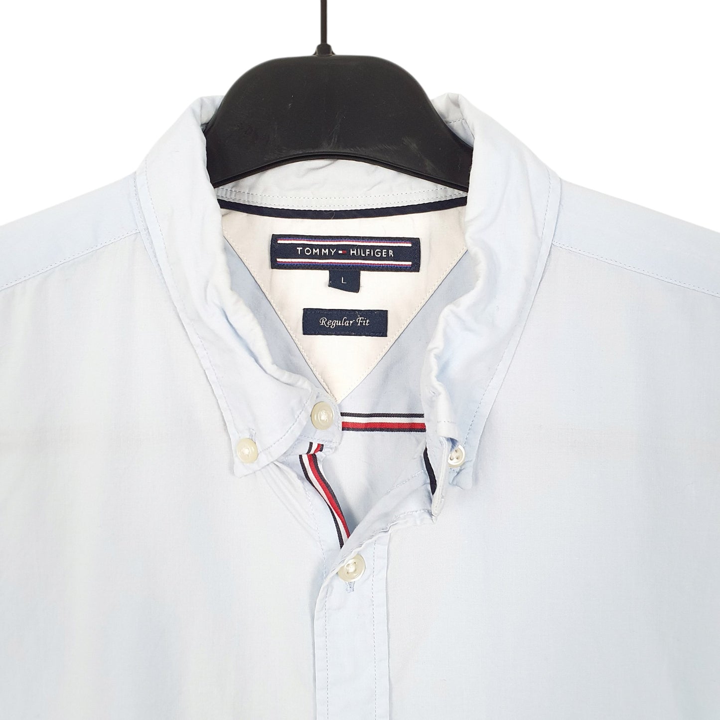 Mens Blue Tommy Hilfiger  Long Sleeve Shirt