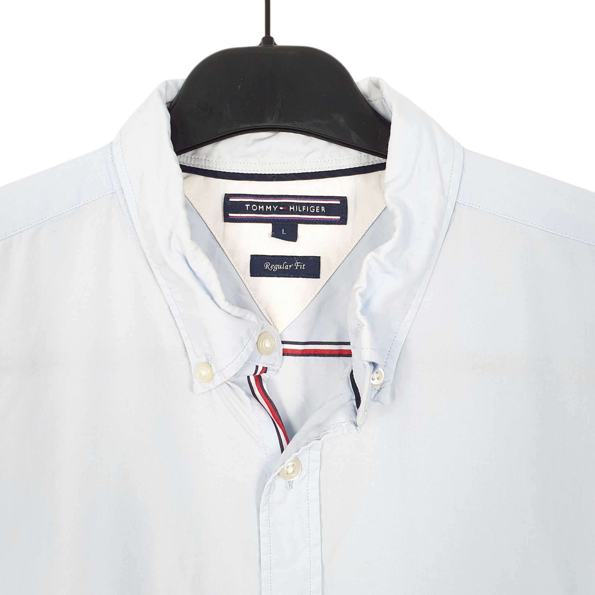 Mens Blue Tommy Hilfiger  Long Sleeve Shirt