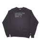 Mens Black Champion Stop Racism Crewneck Jumper