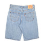 Mens Blue Levis Denim Jeans Jorts 469 Baggy Denim Shorts