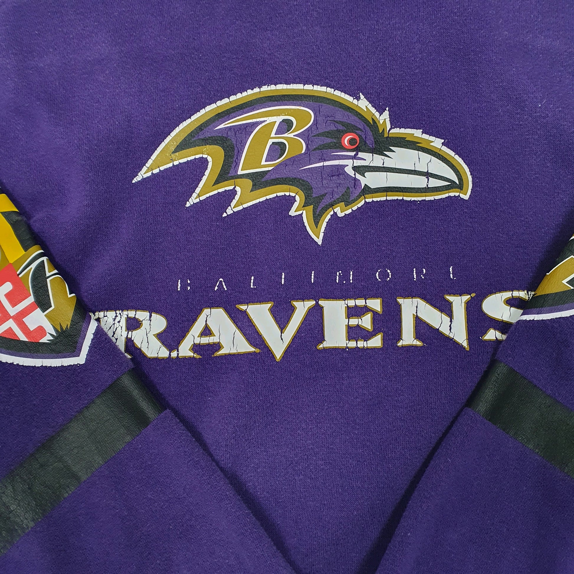 Mens Purple NFL Baltimore Ravens American Football Hoodie Jumper