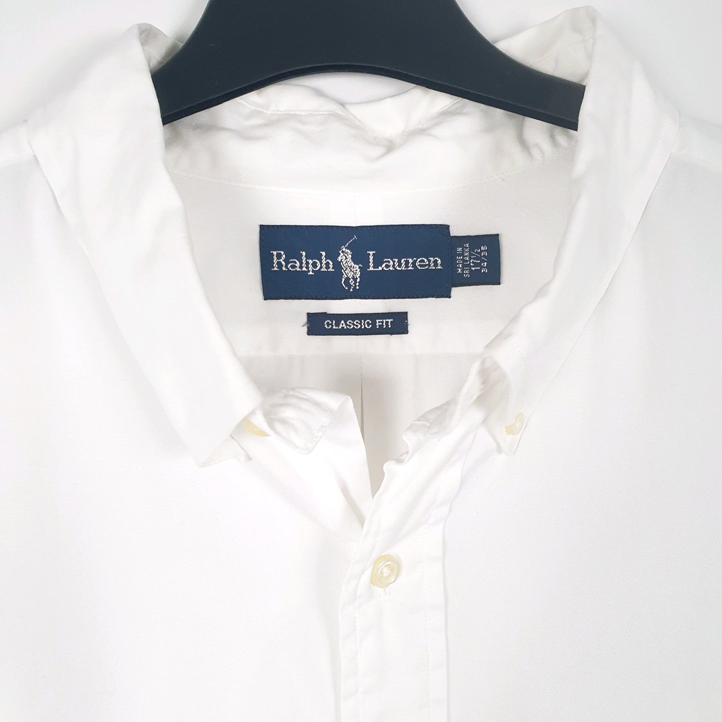 Mens White Ralph Lauren  Long Sleeve Shirt