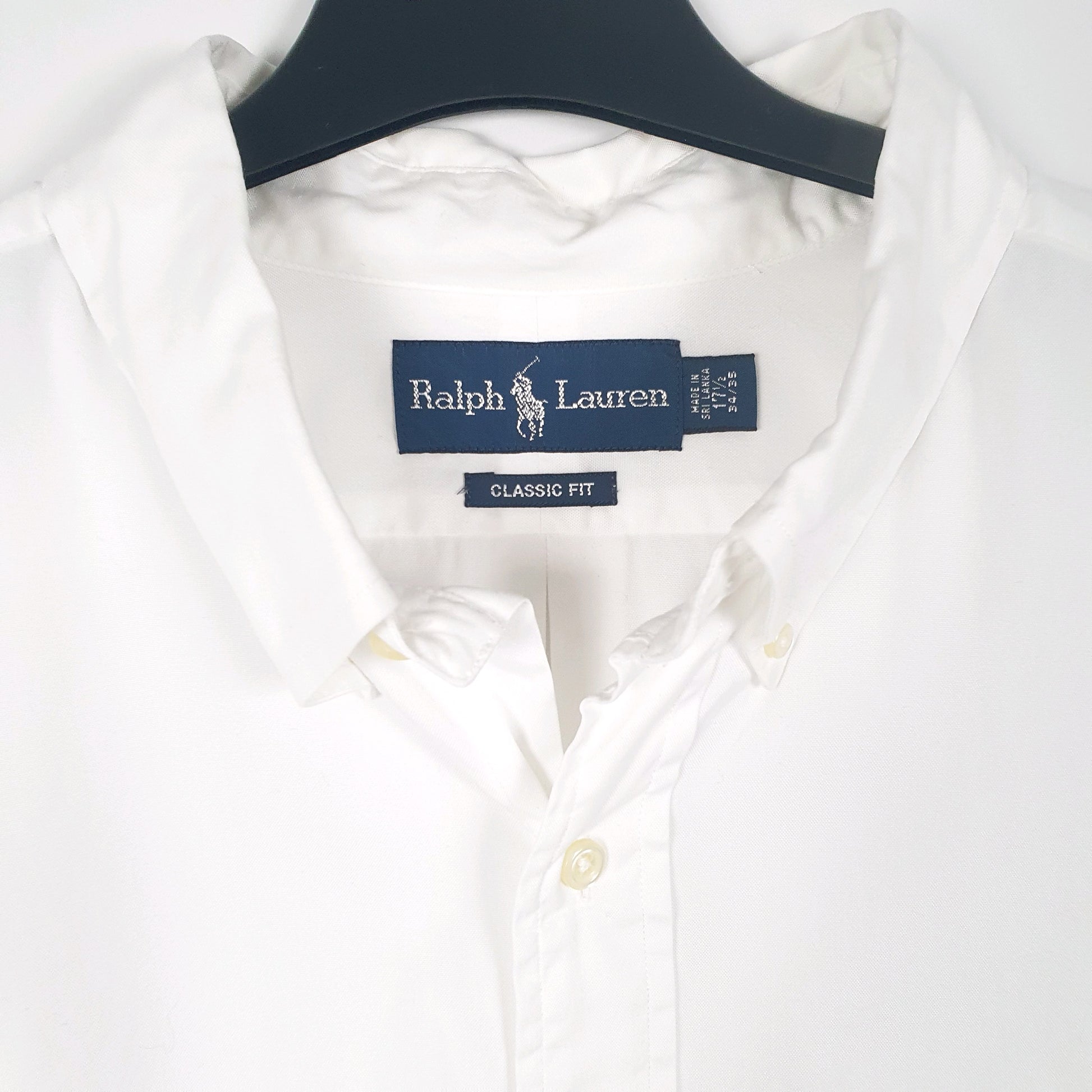 Mens White Ralph Lauren  Long Sleeve Shirt
