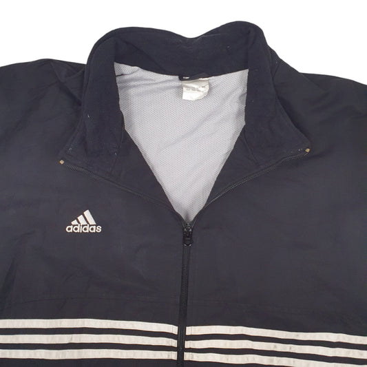 Mens Black Adidas   Coat