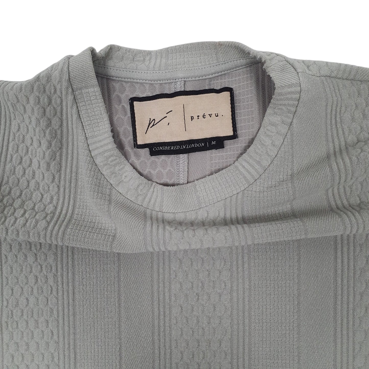 Mens Green Prevu Heavyweight Short Sleeve T Shirt