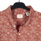 Mens Red Dockers Print Floral Short Sleeve Shirt