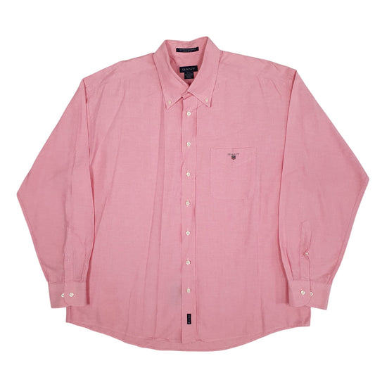 Mens Pink GANT Oxford University Long Sleeve Shirt