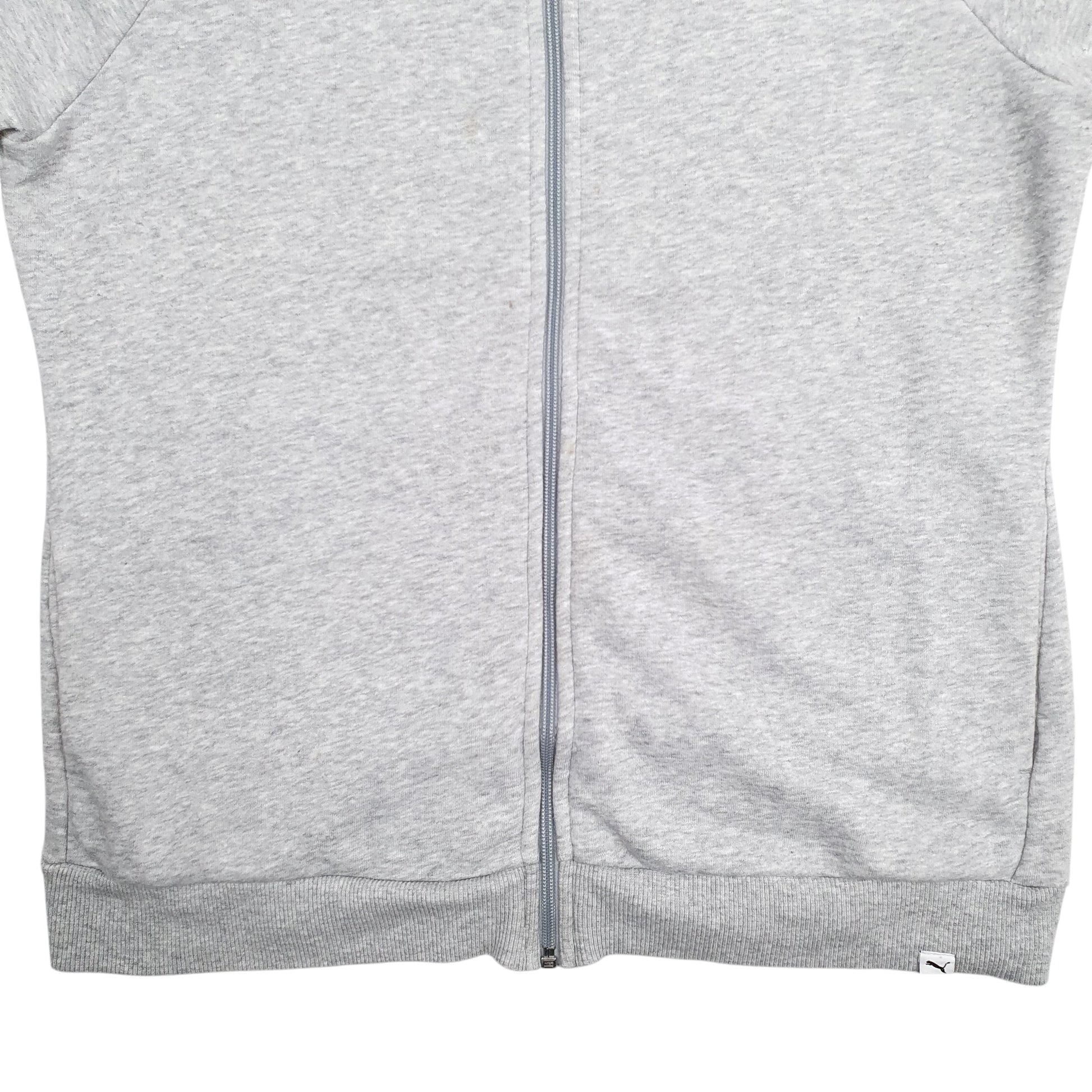 Womens Grey Puma  Full Zip Jumper