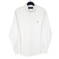 Mens White Ralph Lauren Oxford Long Sleeve Shirt
