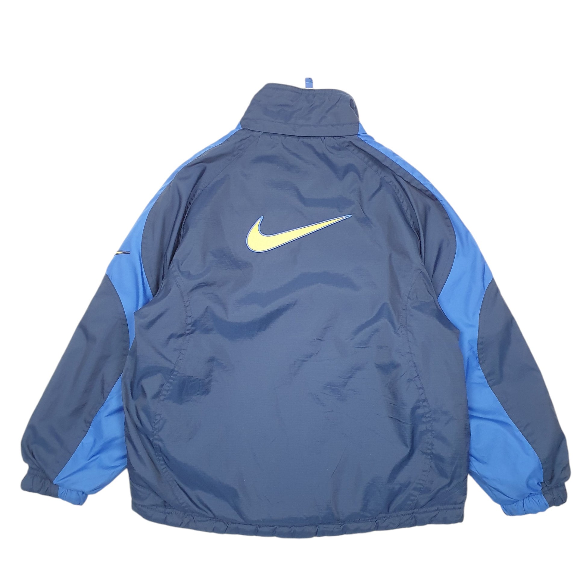 Womens Navy Nike Vintage 2000s Reversable Fleece  Coat