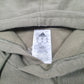 Mens Khaki Adidas Spellout Hoodie Jumper