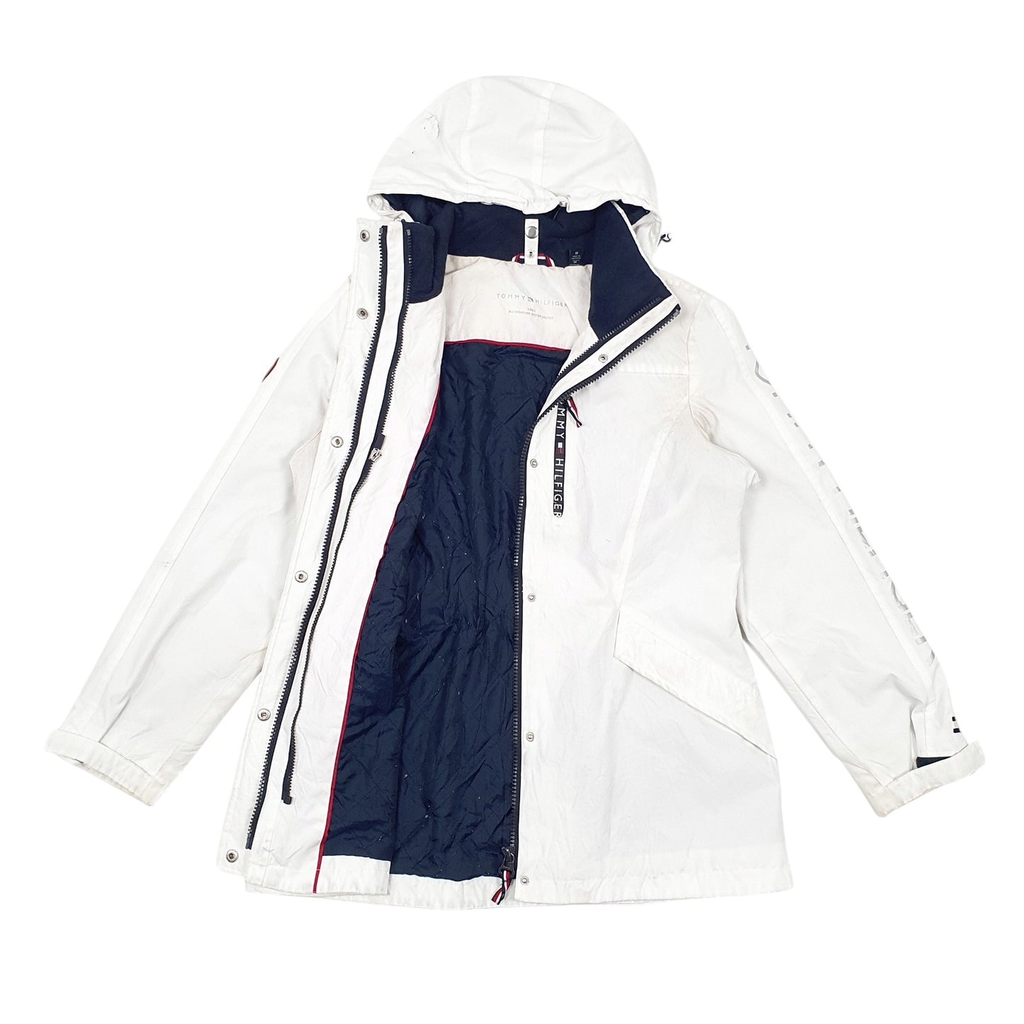 Womens White Tommy Hilfiger   Coat