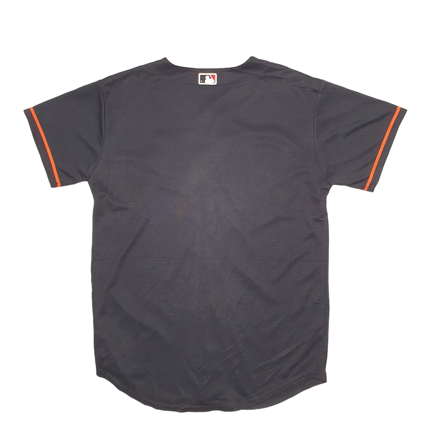 Mens Black Majestic MLB Baseball Jersey Baltimore Orioles Short Sleeve T Shirt