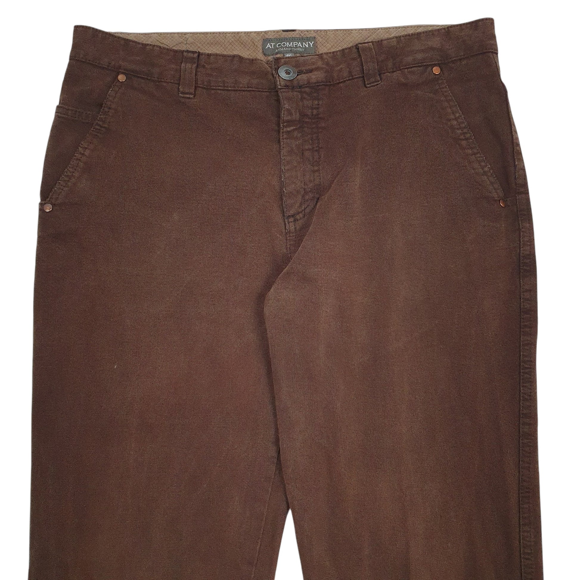 Mens Brown AT Company Work Wear Carpenter Trousers