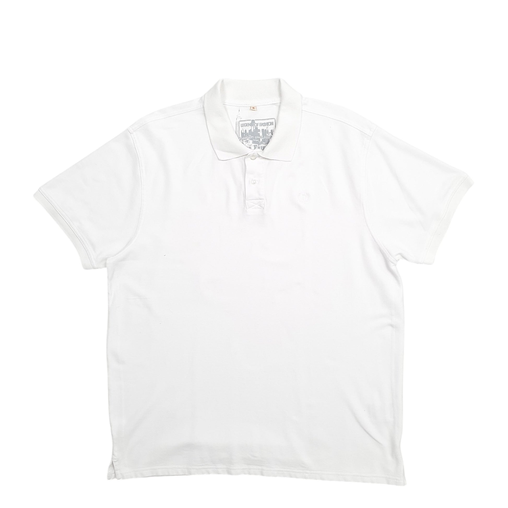 Mens White Legends Of Fashion  Short Sleeve Polo Shirt