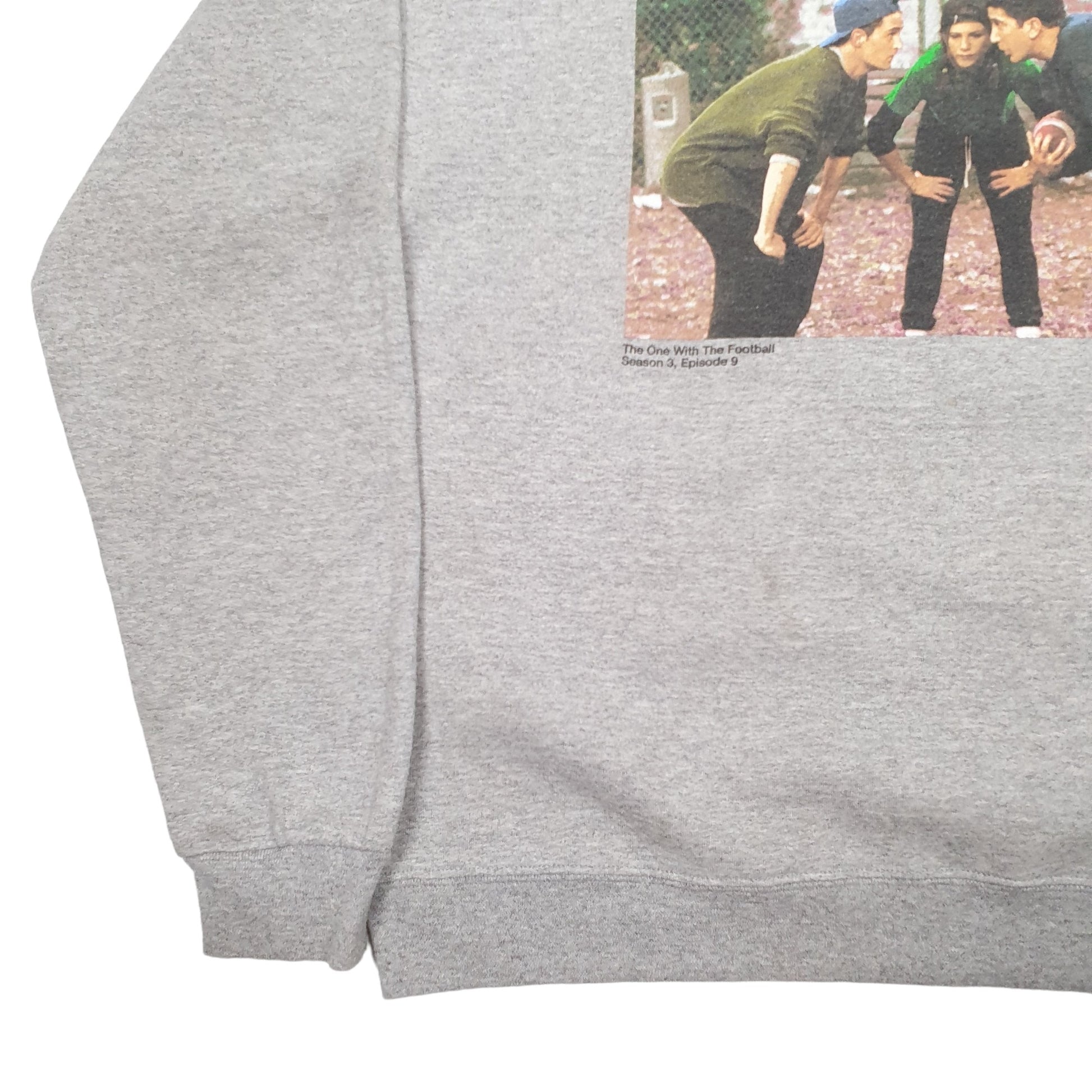 Mens Grey Friends Friends TV Comedy Crewneck Jumper